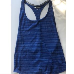 F21 Blue racerback sports tank for gym or running